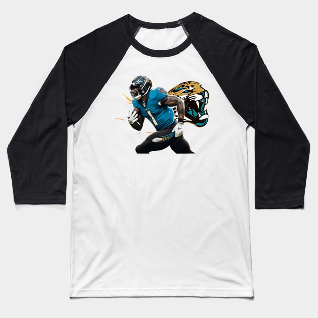 Jacksonville Jaguars Baseball T-Shirt by Pixy Official